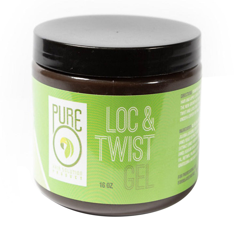 Pure O Natural Loc and Twist Hair Gel 16Oz (236ml)